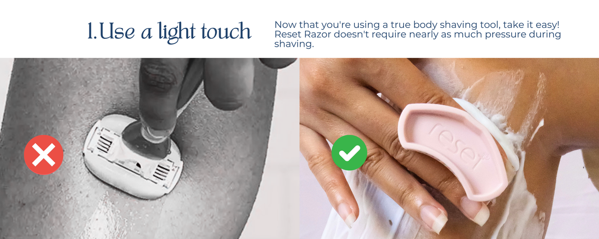 Reset Razor | Learn how to reset your shaving game